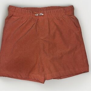 Rust Orange Casual Shorts
